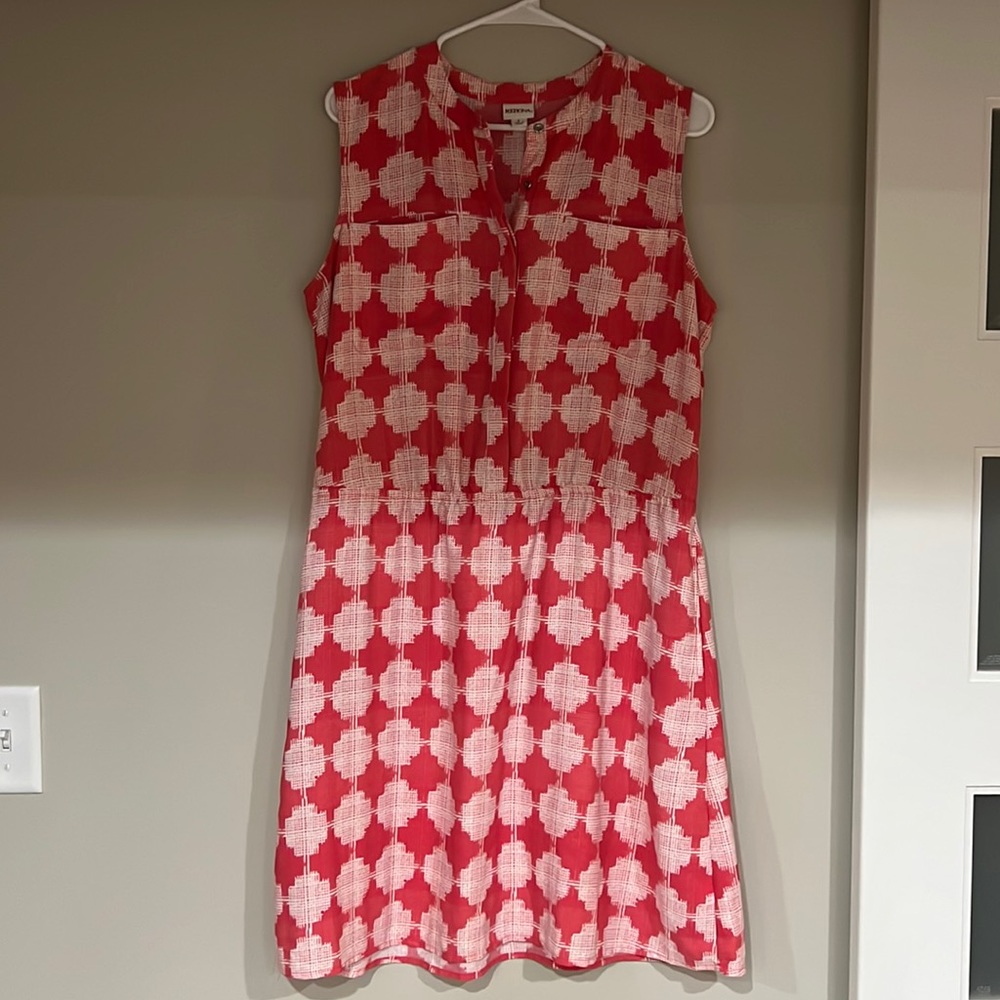 Sleeveless button down dress
